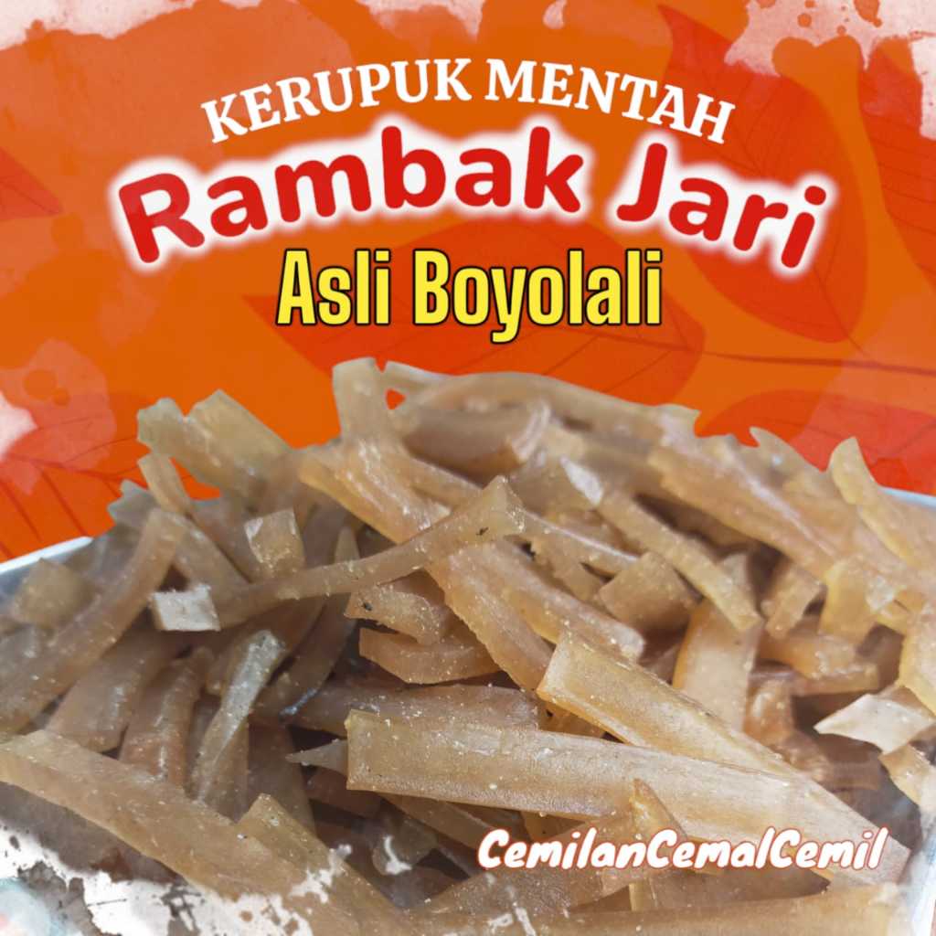 

Rambak mentah/Rambak Jari mentahan/ Rambak khas Boyolali mentahan