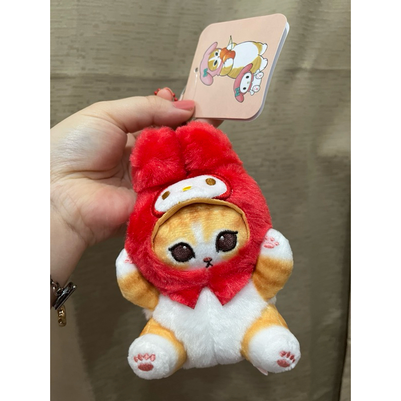 Ganci Mofusand My Melody Red New Tag Mofusand Sanrio Bag Charm Kitty Cat Kostum Melody CH premium