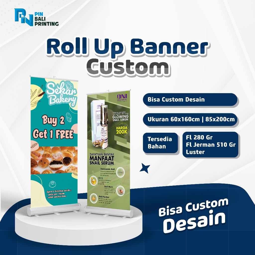 Roll Up Banner / Cetak Roll up / Roll Banner
