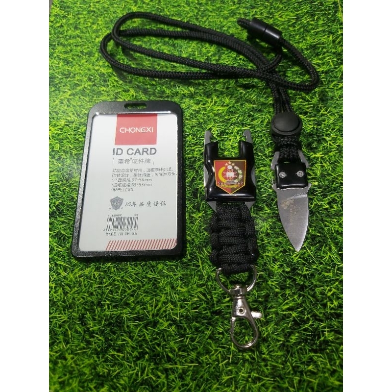 

lanyard id card holder tali gantungan logo custom lemdiklat lemdik polri