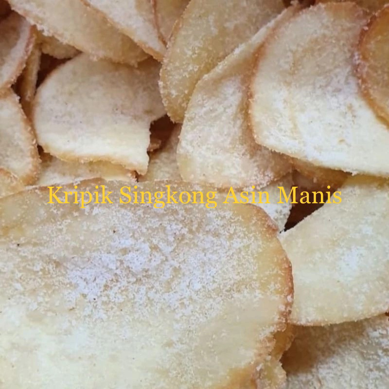 

COD -Keripik Singkong Asin Manis (Asman) - Berat Bersih 500 Gram