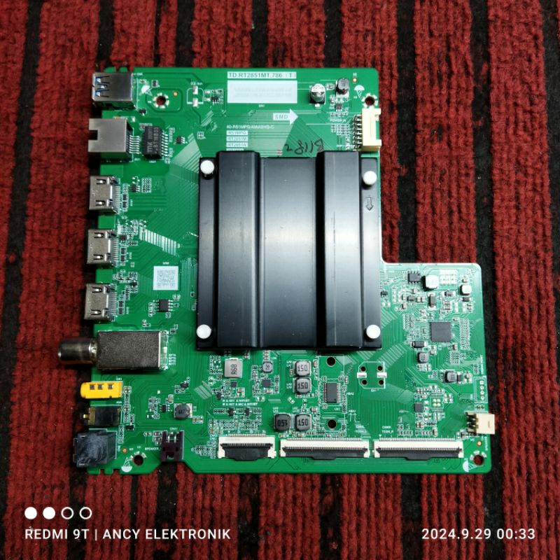 MB MAINBOARD TV TCL ANDROID 43A50