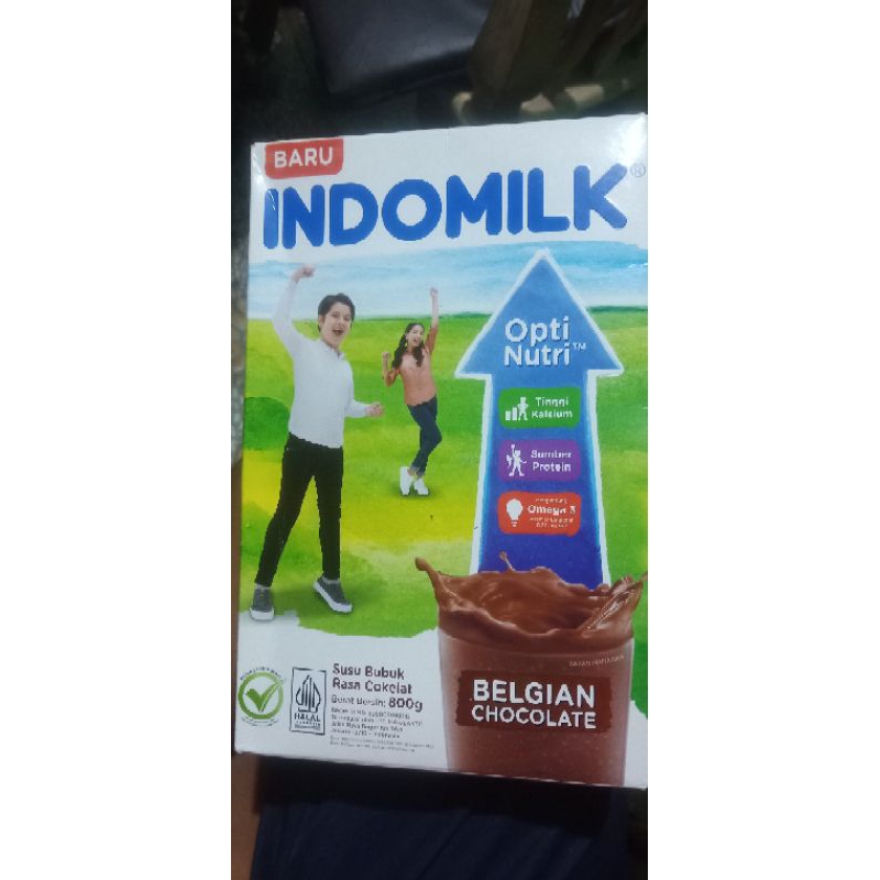 

indomilk susu bubuk belgian cokelat 800gr