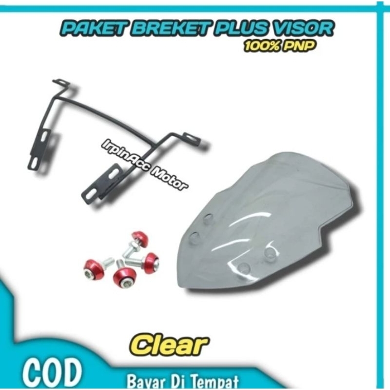 VISOR WINDSHIELD TAMENG depan visor scoopy 2022 2022 2023 smoke celear