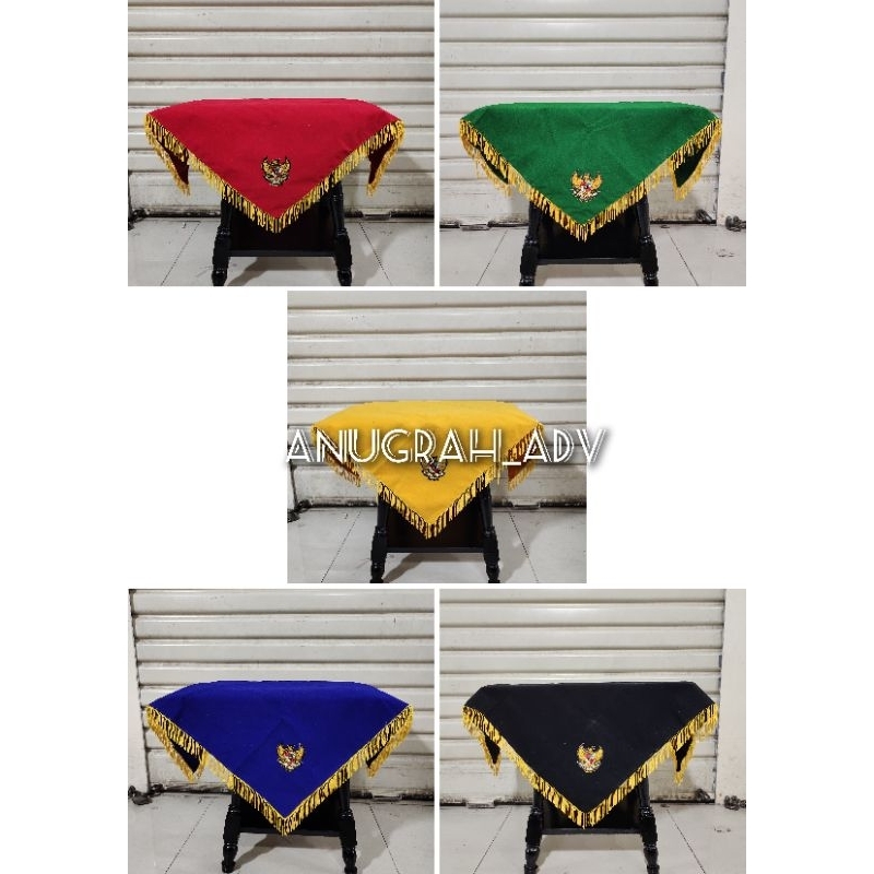 Alas baki taplak baki upacara bendera paskibraka RUMBAI
