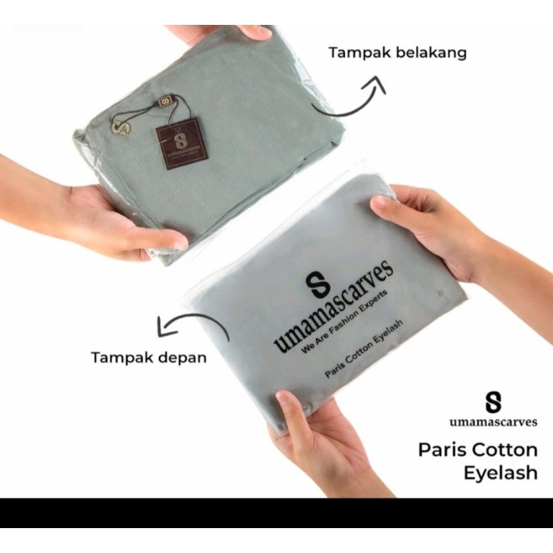 Diskon hijab paris cotton eyelash UMAMA