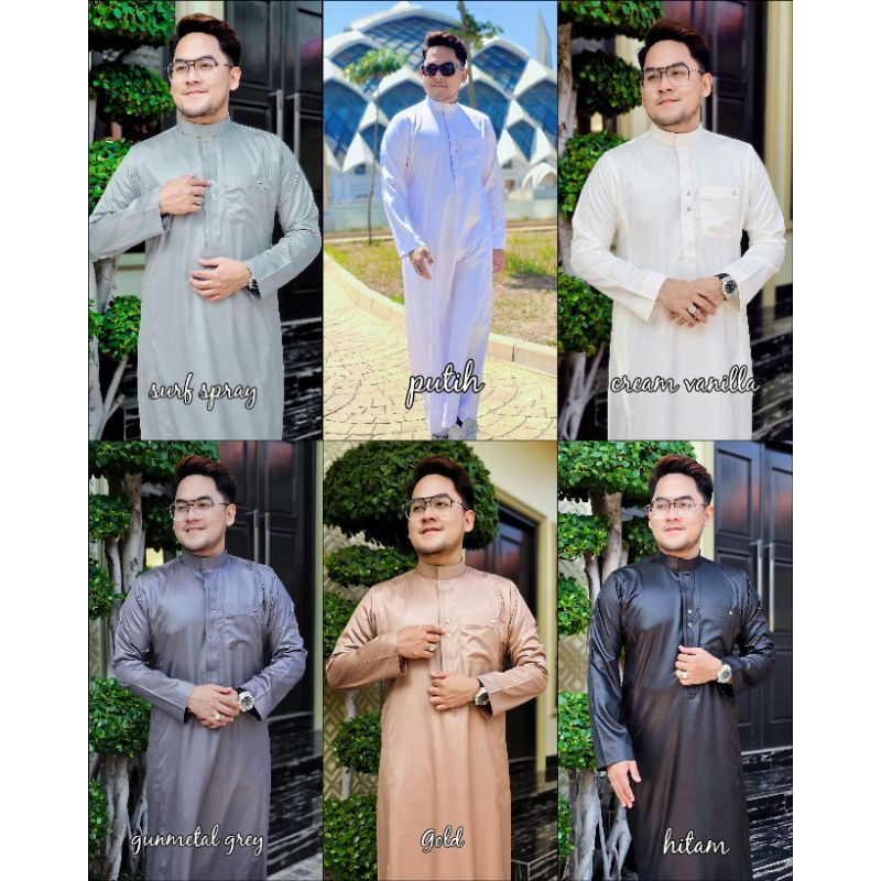Gamis ABI ZIDNA THOBE 15/ jubah saudi abi zidna terbaru