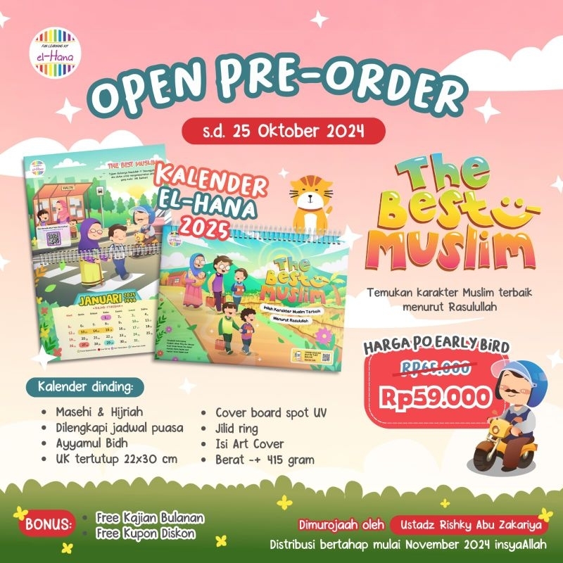 

Kalender Anak 2025 : The Best Muslim - El Hana
