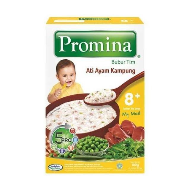 

Promina Bubur Bayi Tim Ati Ayam Kampung 100gr