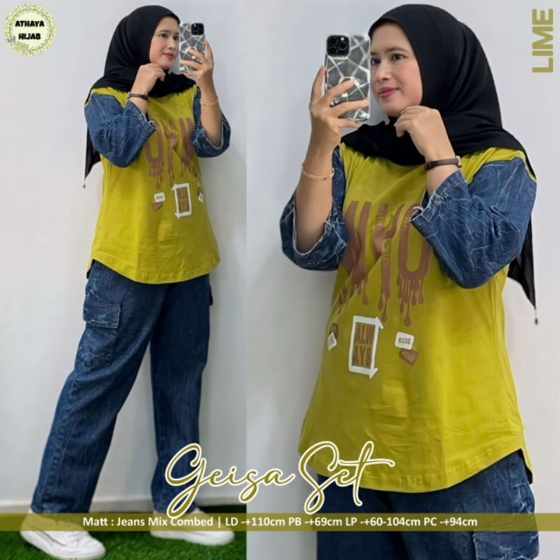 Gaisa set• Ready stok• Baju setelan terbaru 2024