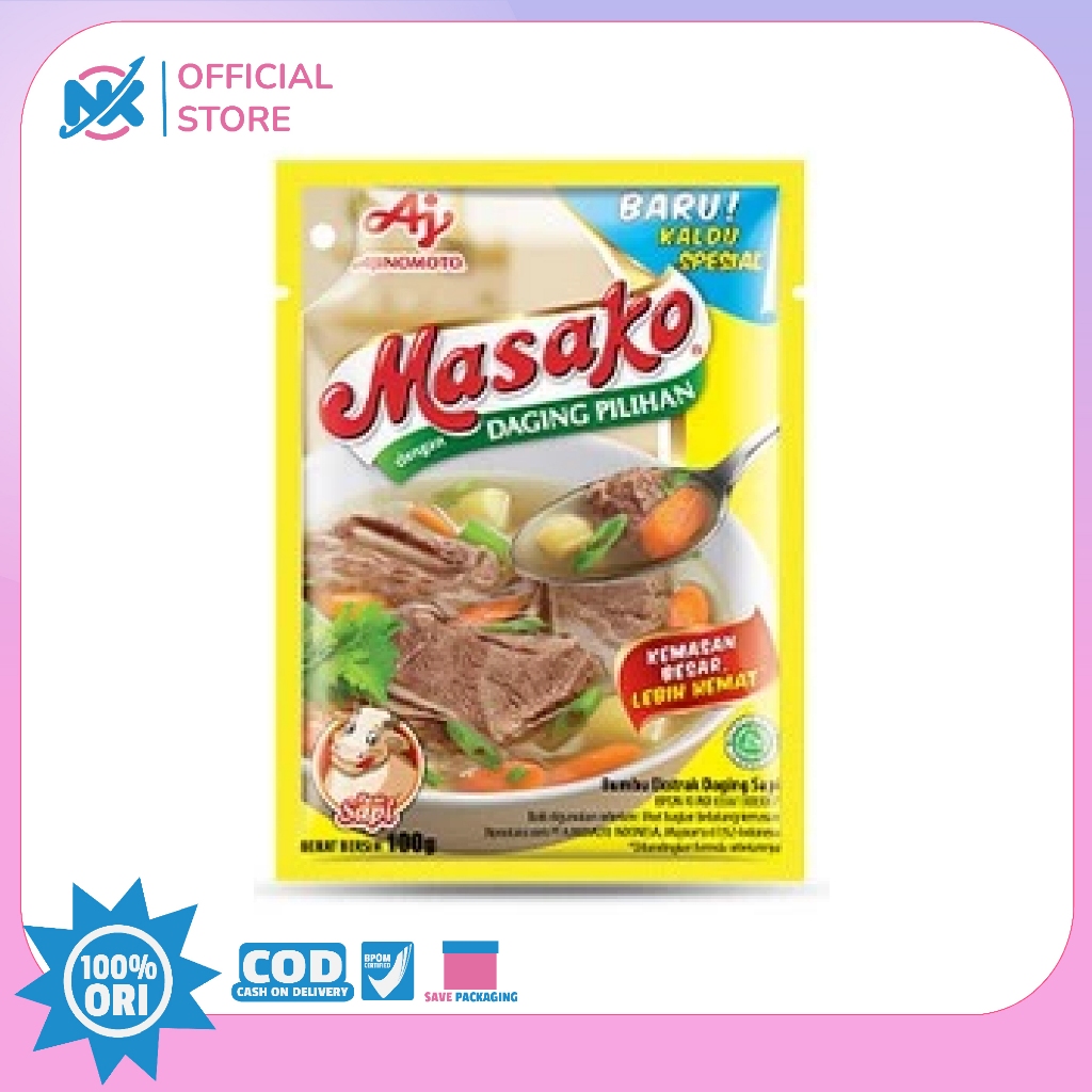 

Masako Rasa Daging Sapi 100Gr