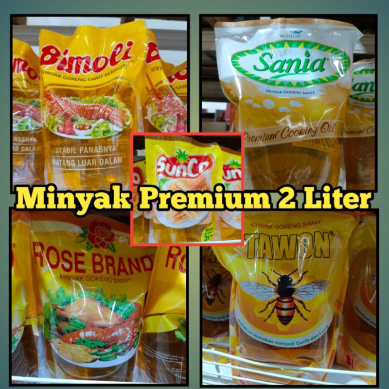 

Minyak goreng 2 liter Premium Promo