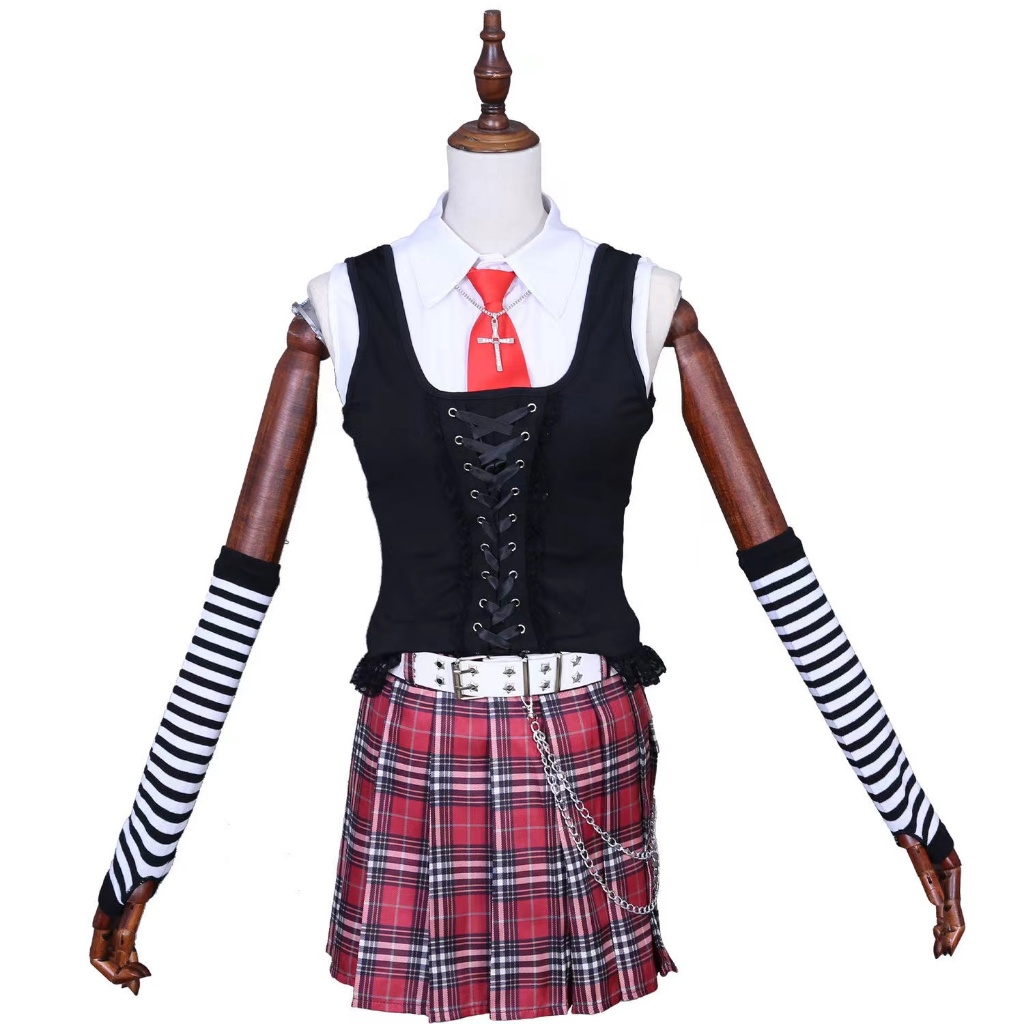 Misa Amane Cosplay Debut Daily Sexy Dress Cosplay Costume Subculture Necklace Y2k GothLoli Uniform O