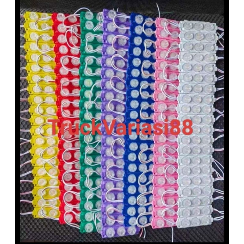 Lampu LED Kolong 3 Mata 24 Volt