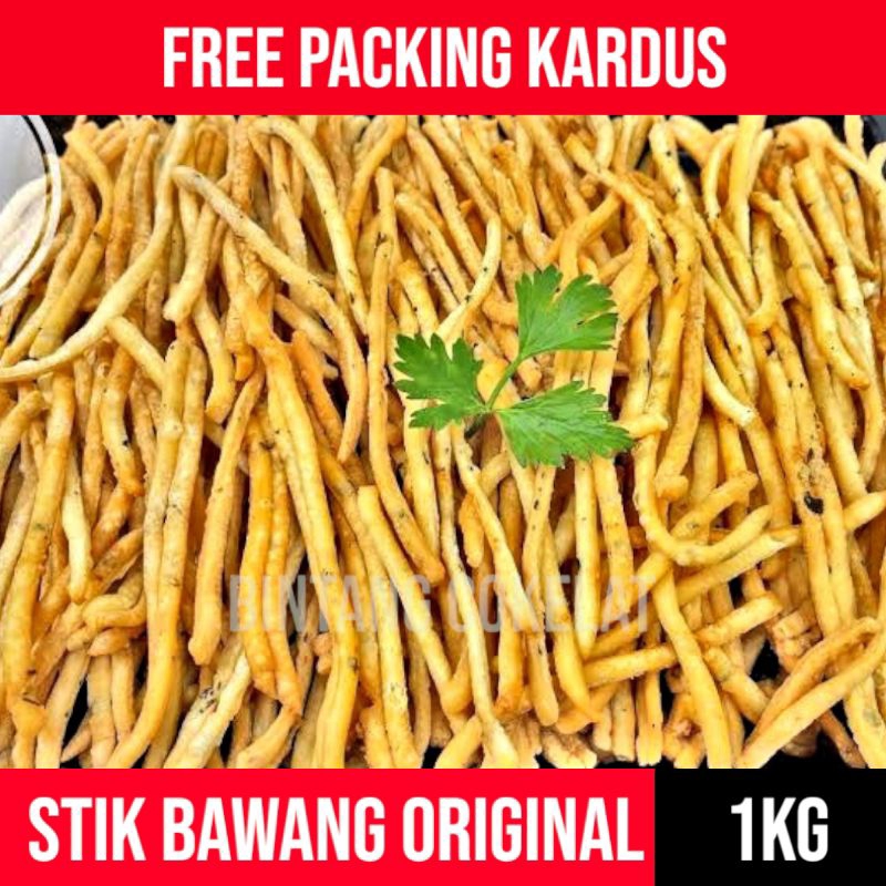 

Stik bawang enak gurih renyah Snack KILOAN 1kg/500g/250g rasa original bawang