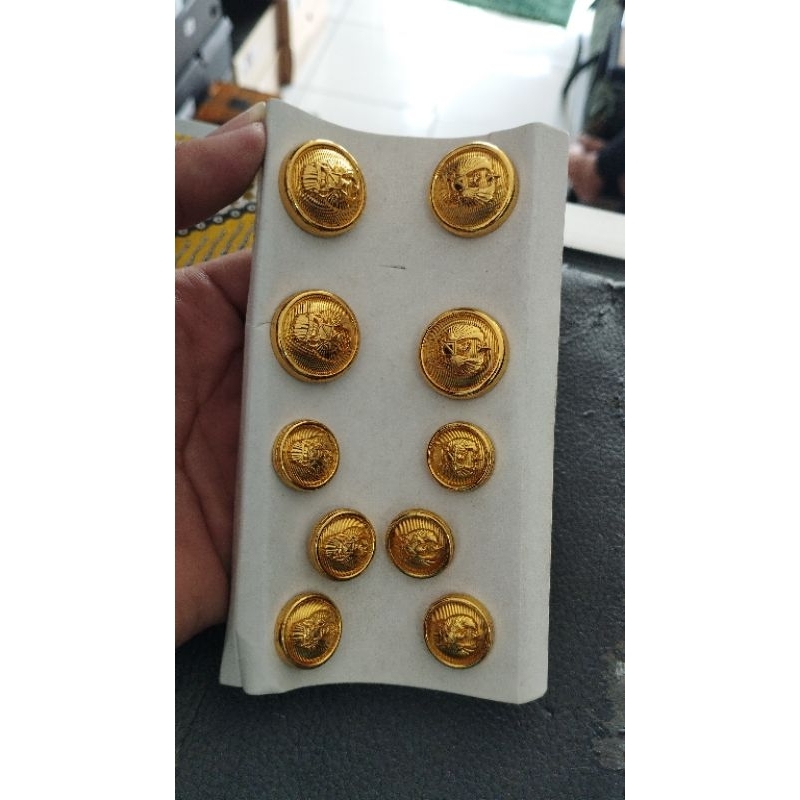 Kancing PDU 1 dan PDU 4 Jatah TNI AD