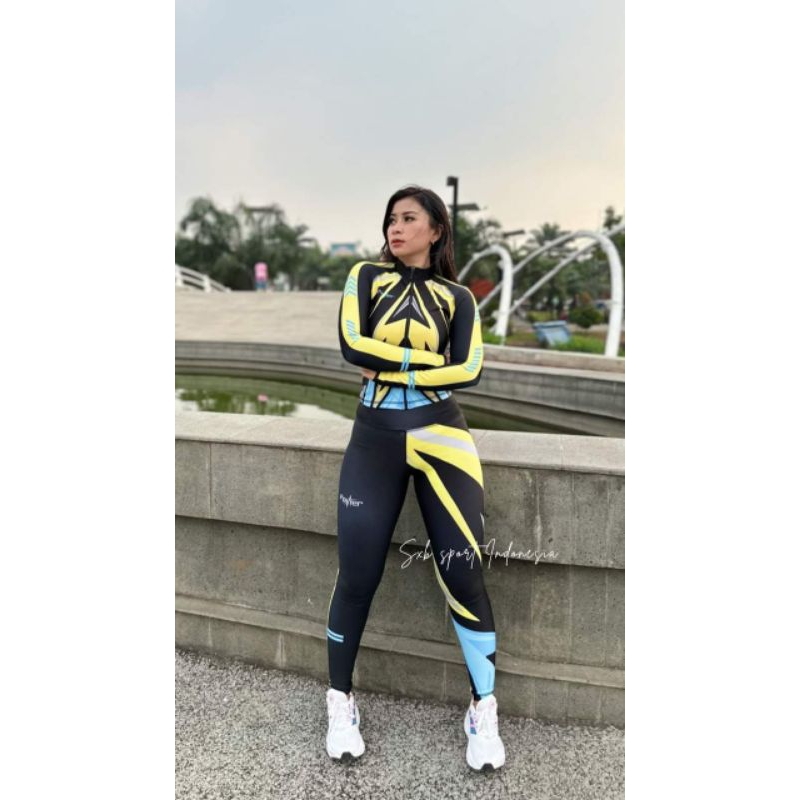 BAJU SENAM , STELAN AEROBIC SXB SPORT POWER ACTIVE SEVEN