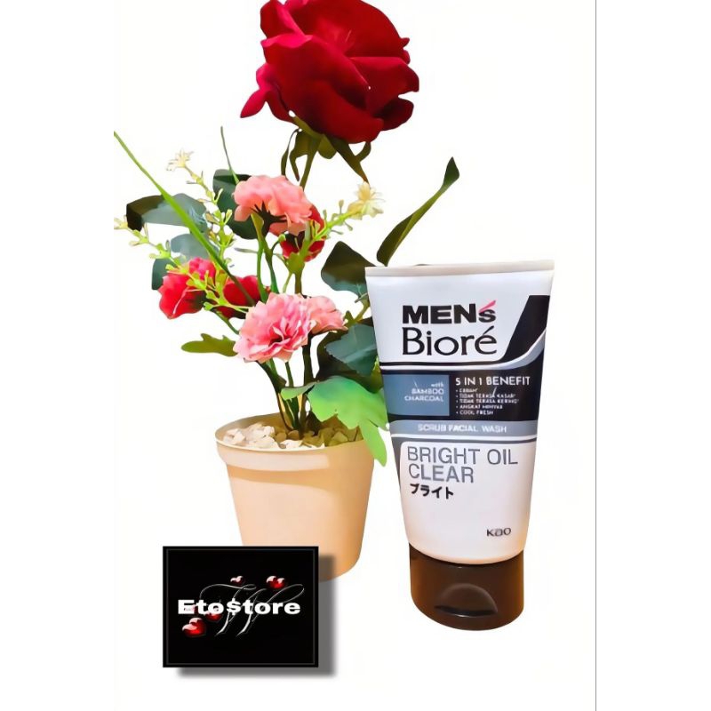 Men's Biore bright oil clear 100ml