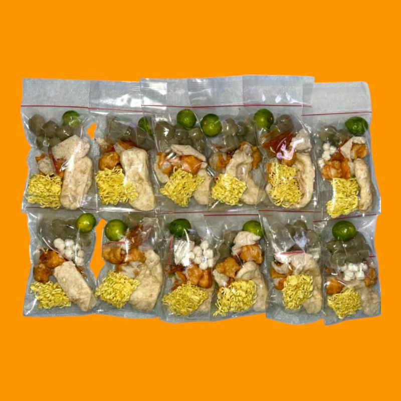 

12Bungkus Baso Aci Mie Mini Extra Bawang Goreng Murah