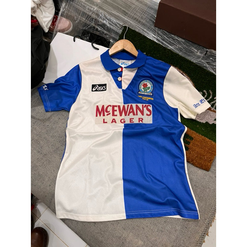 jersey vintage blackburn rovers home 1994/95 premier league champions
