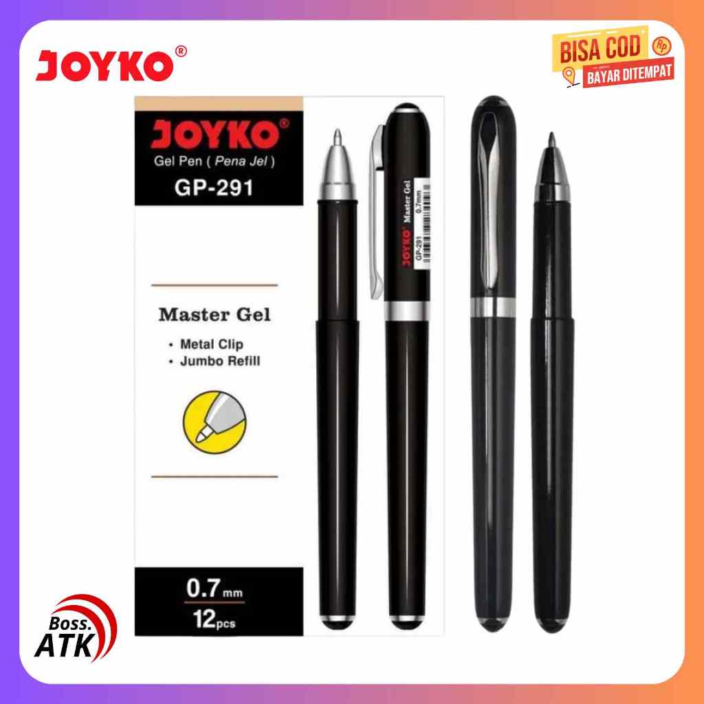 

Pulpen Pen Gel Joyko Master Gel GP-291 0.7 mm Harga 1 Pcs