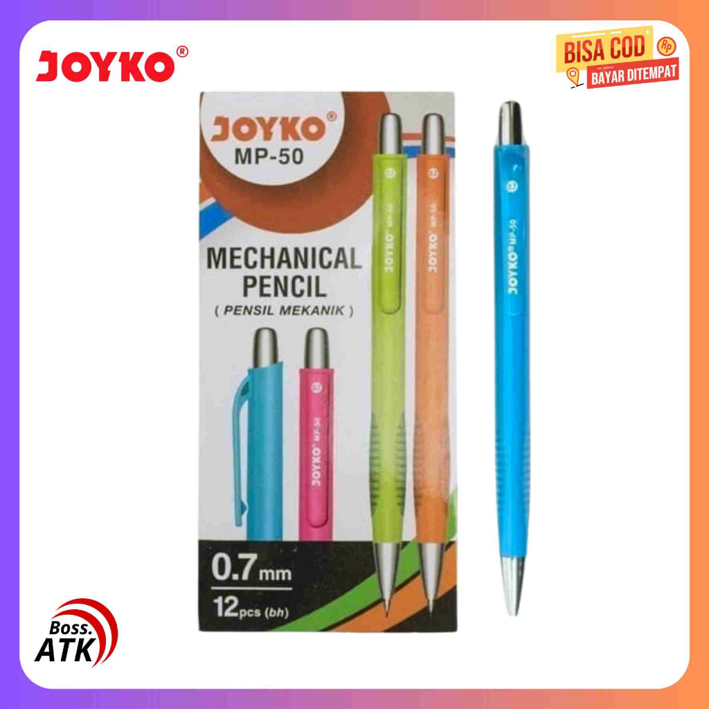 

Pensil Mekanik Joyko 0.7 mm MP-50 Harga 1 Pcs Pensil Mekanik