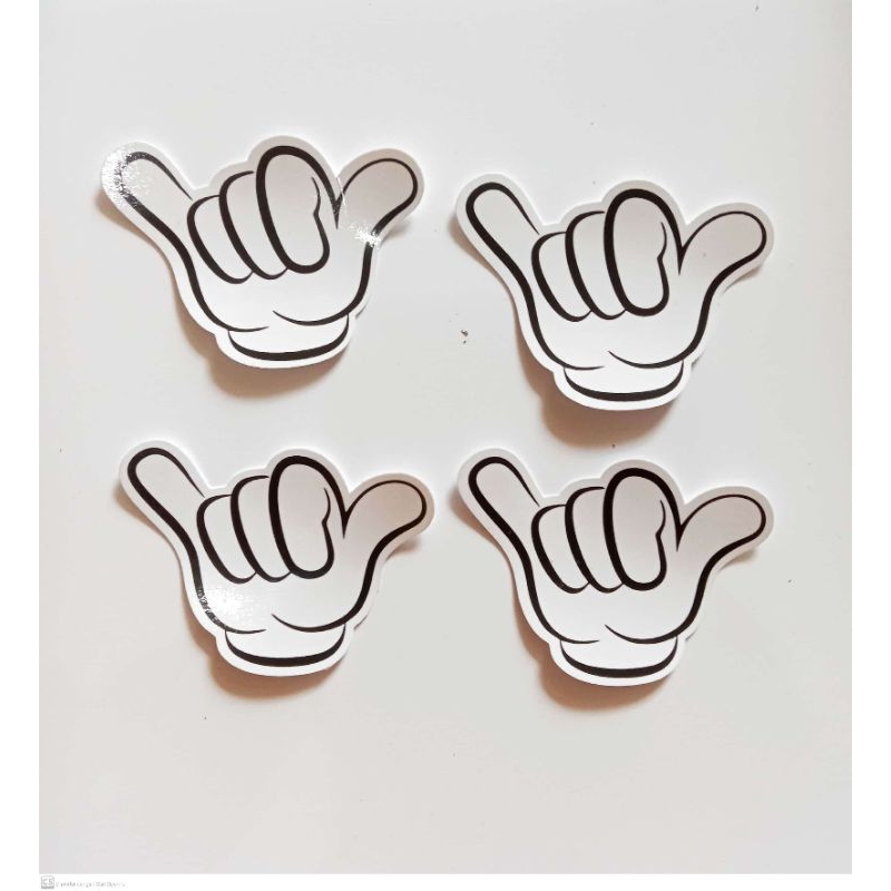 

stiker tangan jari tahan air dan panas