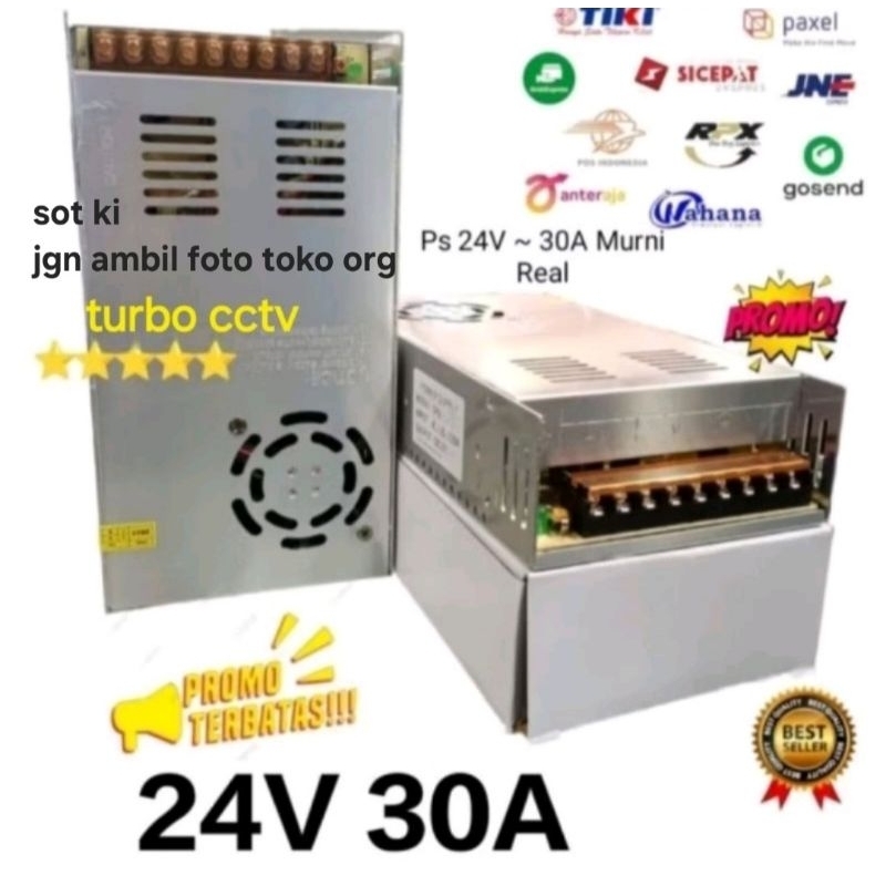 Power Supply Adaptor 24V 30A / Trafo PSU 24 Volt 30 Ampere