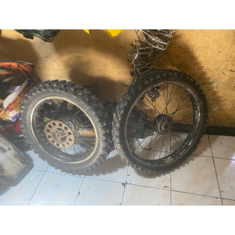 velg set 21-18 tromol depan gl tiger belakang klx