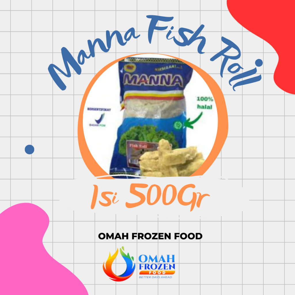 

(NON COD DILUAR KOTA JATENG) Manna Fish Roll 500Gr