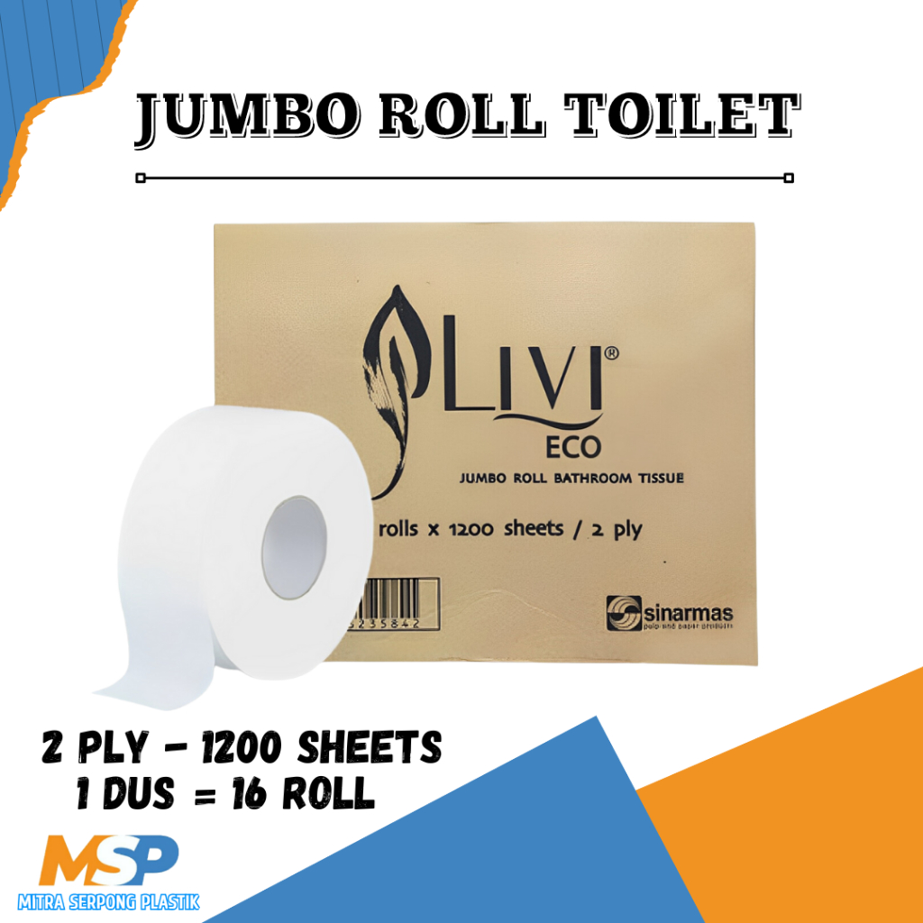 TISSU LIVI JUMBO ROLL TOILET ISI 1 ROLL
