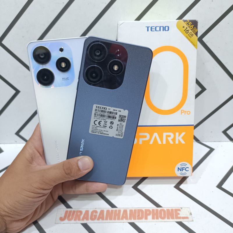 Tecno Spark 10 Pro NFC Ram 8/256GB Hp Second Bekas Fullset