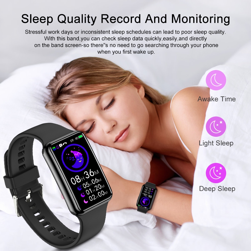 BESTPROMO SIMBOJOY SMARTBAND C6PLUS SMARTWATCH LAYAR TERANG 1.47'' BLUETOOTH MULTI-SPORT FITNESS