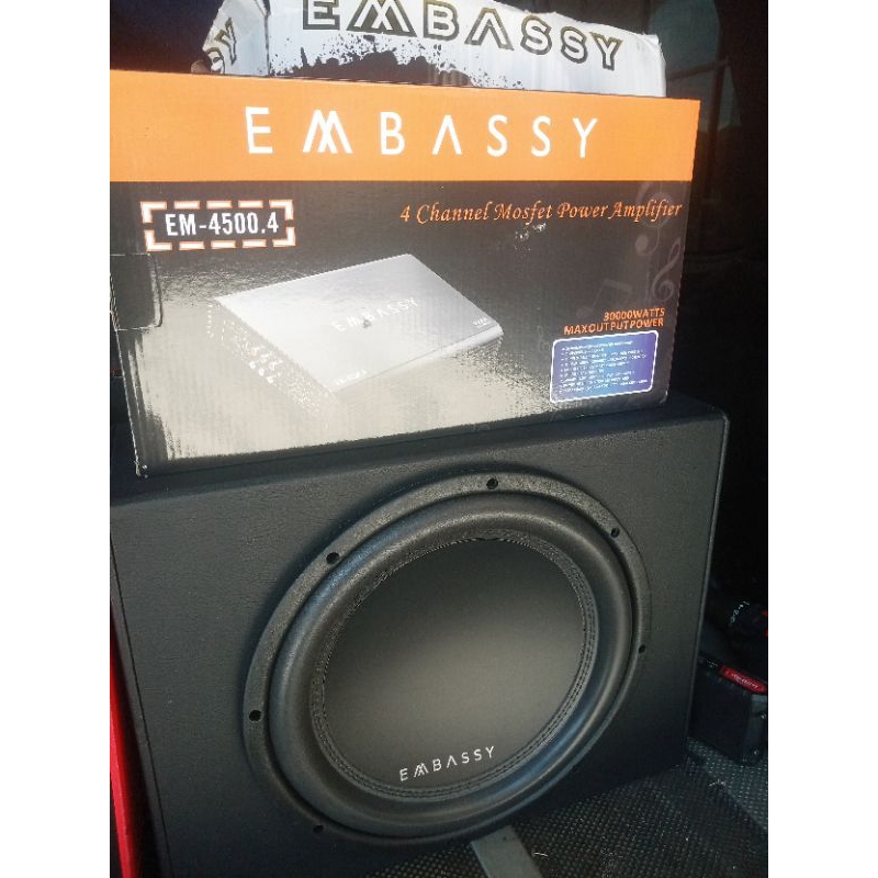 paket audio mobil merek embassy