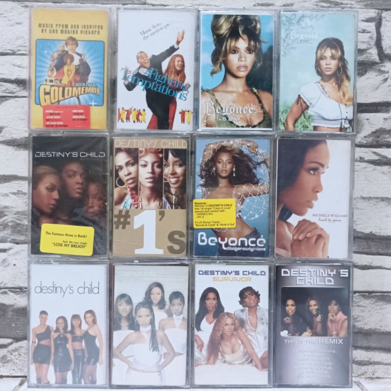 Kaset Pita Destiny's Child The Writing's On The Wall Survivor This Is The Remix 8 Days Of Christmas 