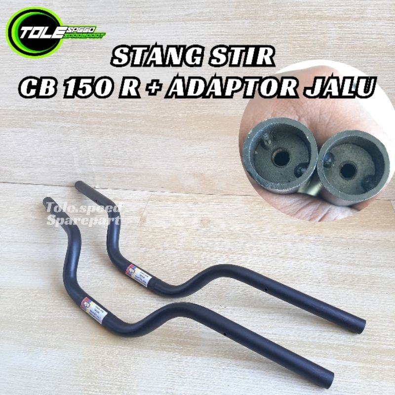 Stang Stir Cb150r Old Led New V4 2018 Pcx 150 160 Rxking Beat Street Bisa Dipasang Ada Adaptor Jalu 
