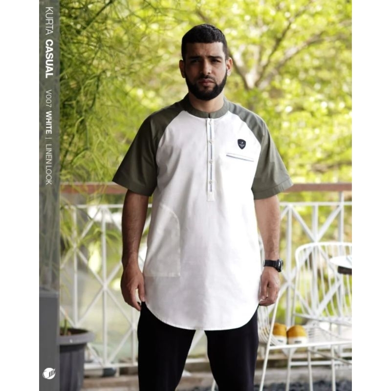 SAMASE KURTA CASUAL LENGAN PENDEK V007