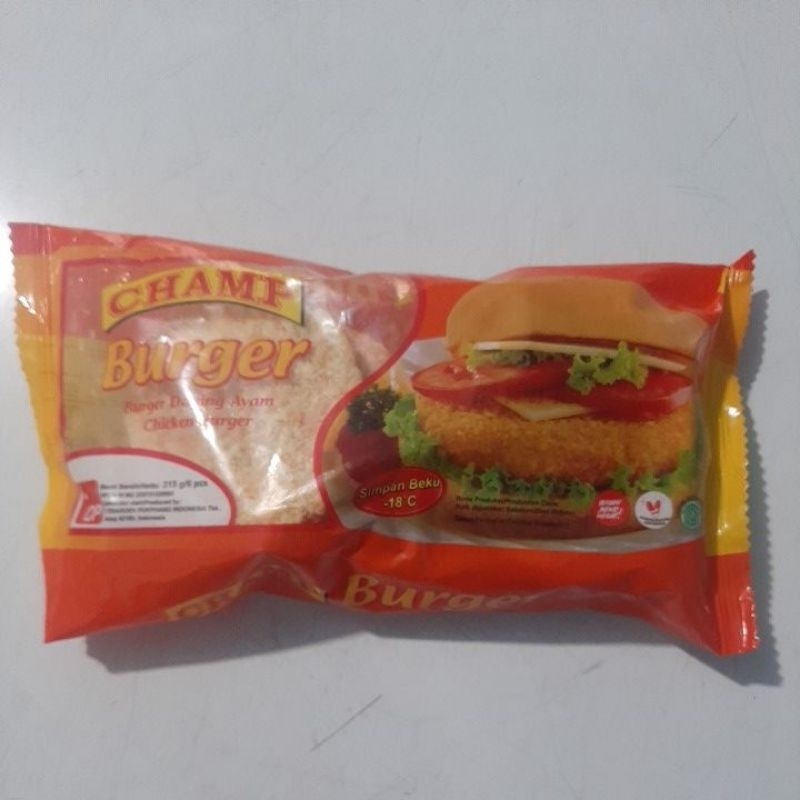 

Champ Burger Burger Daging Ayam Chicken Burger 6pcs