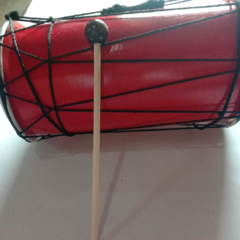 alat musik kendang gendang mini ukuran 25 cm mainan edukasi anak