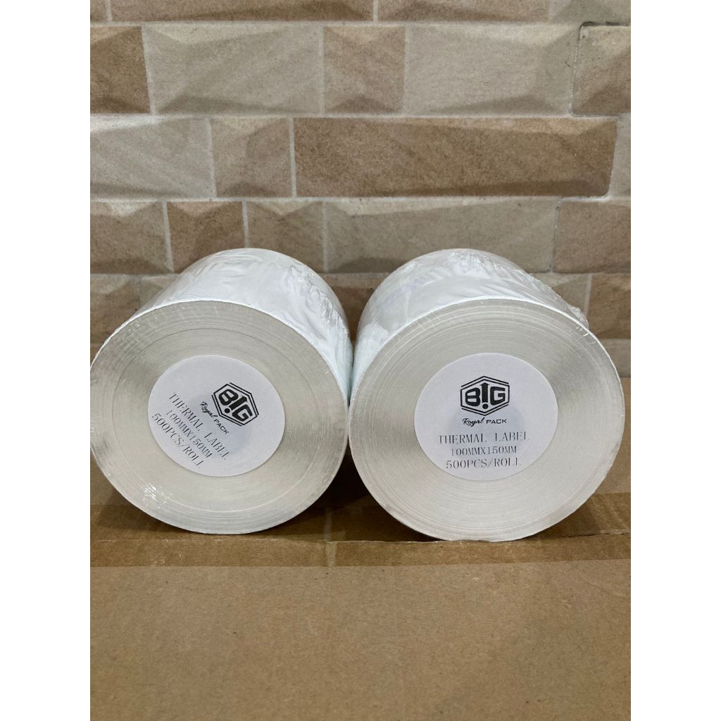 

LABEL THERMALL 100X150MM 500PCS/ROLL FULL