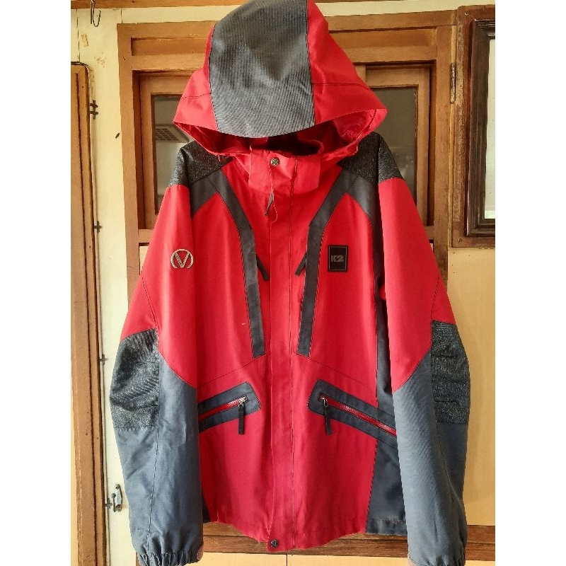 Jaket K2 Goretex Blocktech 2 Layer Puring Jaring Hoodie Lepas Pasang Gorpcore - Limited