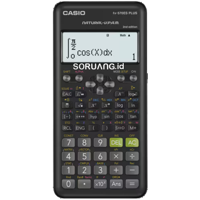 

CAsio fx-570ES PLUS-2 | Kalkulator Ilmiah Standar | 417 fungsi | Sekolah SMK | Kuliah Vokasi