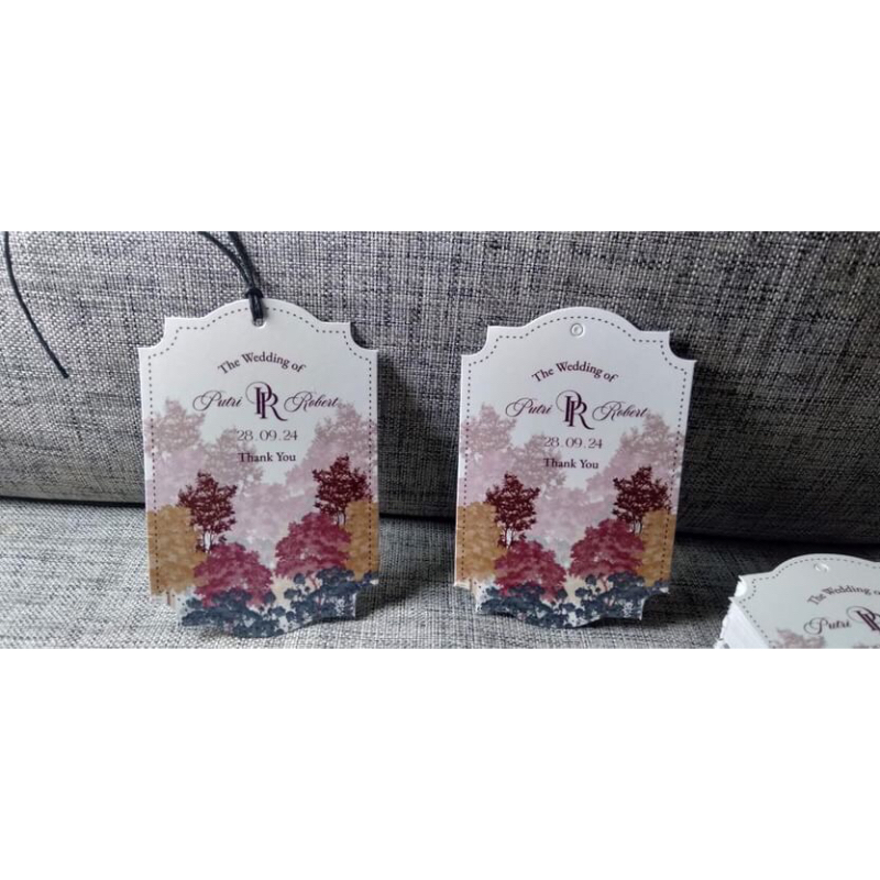 

hangtag custom cuting bentuk