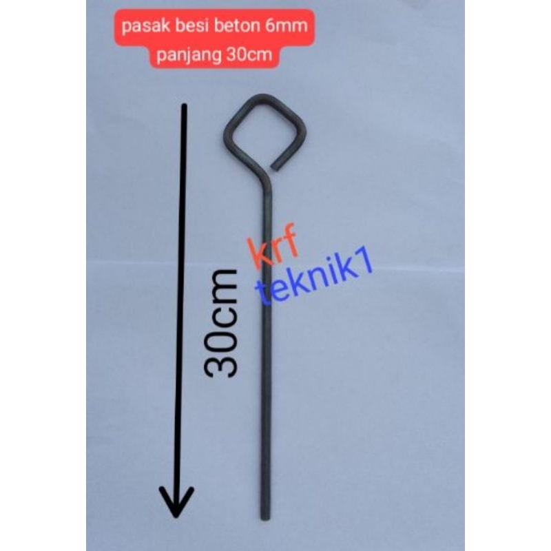 pasak / patok tenda besi pasak tenda camping besi panjang 30cm / pcs