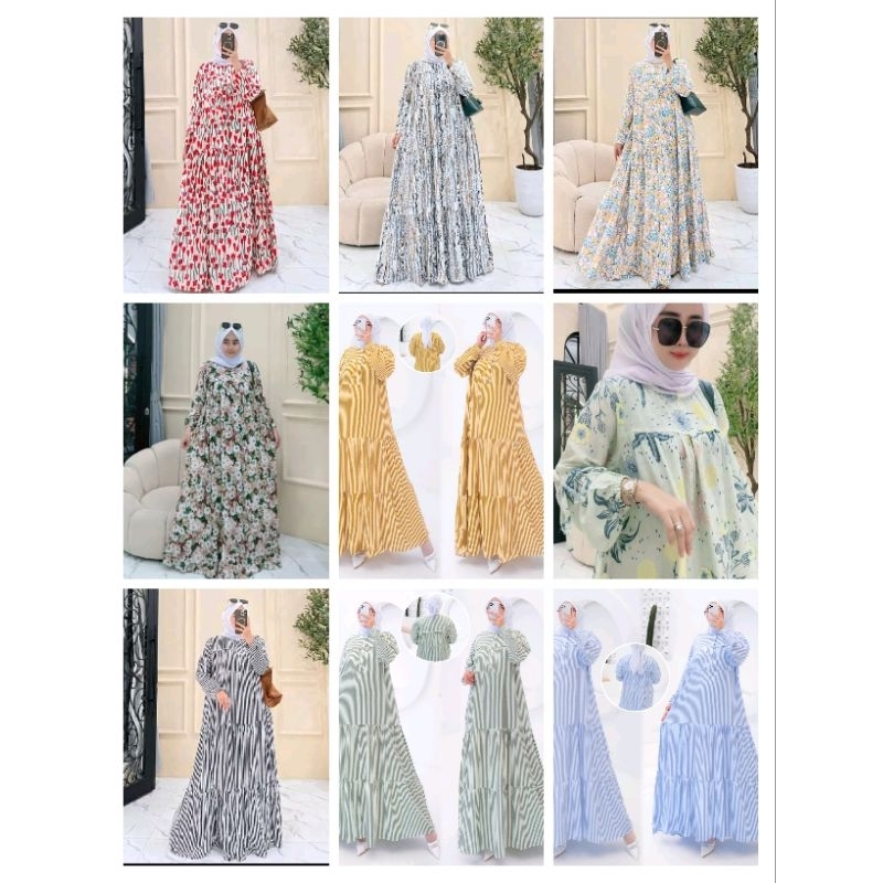 gamis zara#Amora dress#gamis rayon