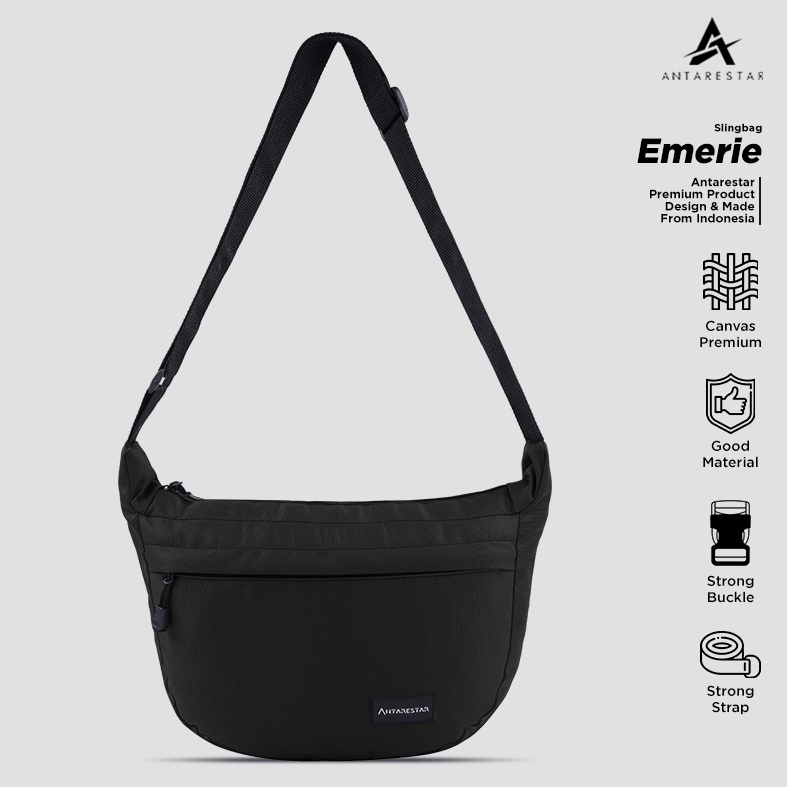 Harga Murah Tas Selempang Pria Premium ANTARESTAR EMERIE  Slingbag Pria Wanita ANTARESTAR Tas Selemp
