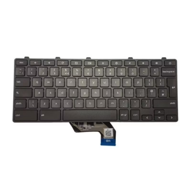 Keyboard Laptop Dell Latitude 3380 3180  3189 3190 11-3180 11-3189 13-3380 Tombol Power