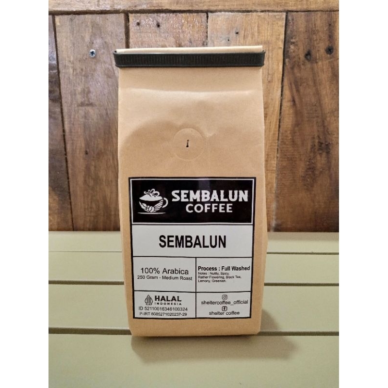 

Kopi Arabika Sembalun 250gr - by Shelter Coffee