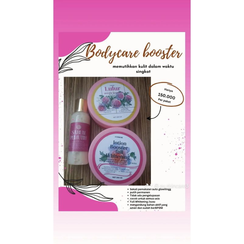 paket pemutih ampuh,Hb booster,Hb cromosom, handbody whitening,pemutih ampuh super doosting