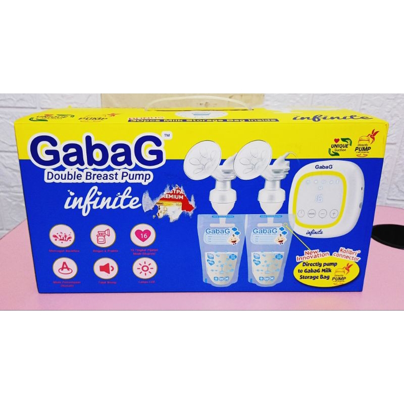 Preloved Gabag infinite double breast pump pompa asi electric